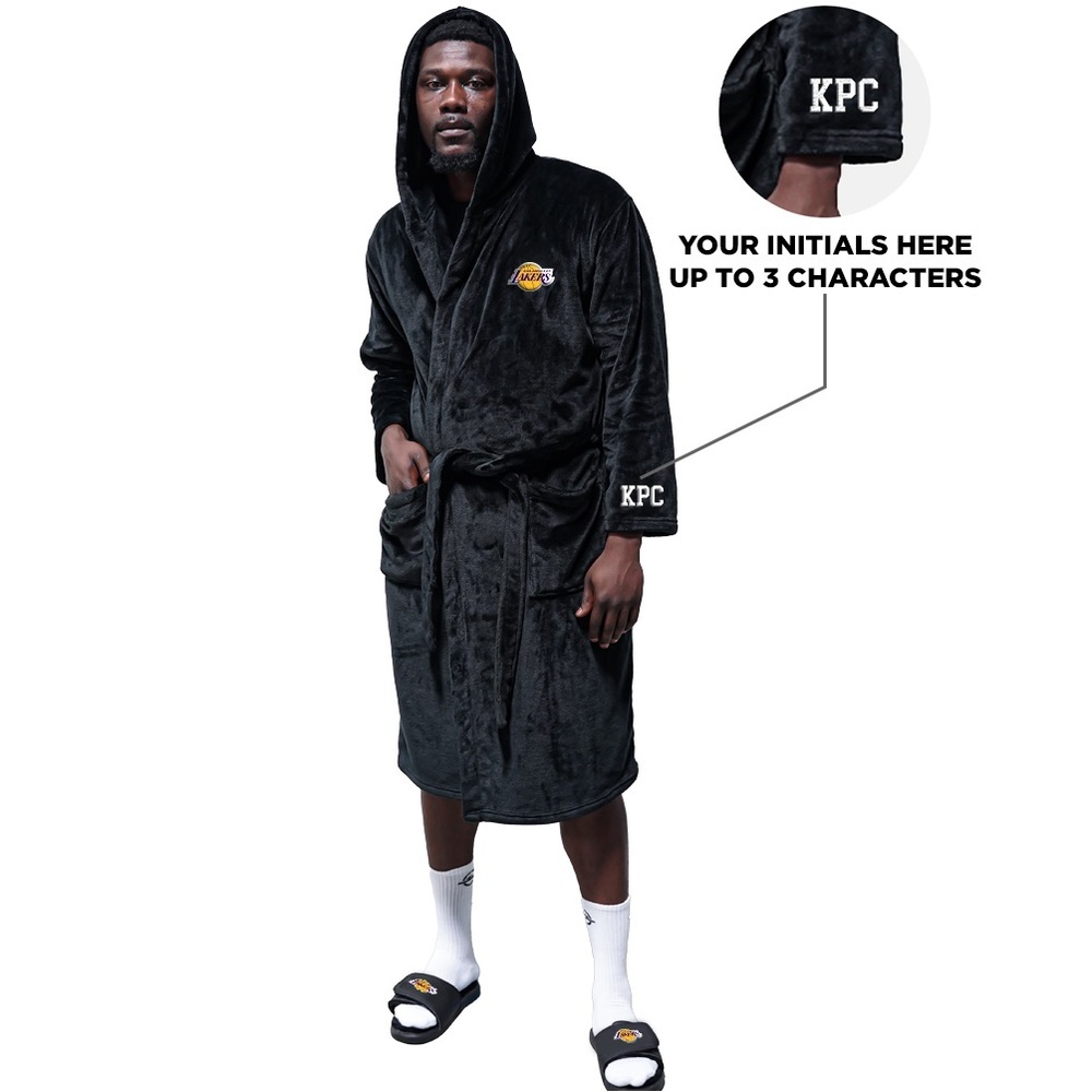 ISLIDE ⭐️ LOS ANGELES LAKERS “SC” initiale robe